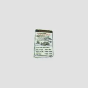 Sticker Tank Chart Splendor product image