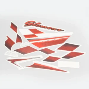 Sticker Set Glamour T4 blk Tank red product image