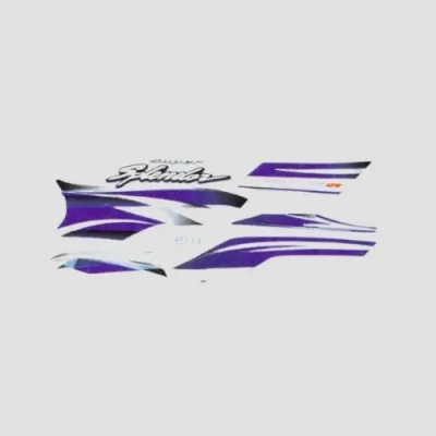 Sticker Set Hero Super Splendor T4 blk Tank blue product image