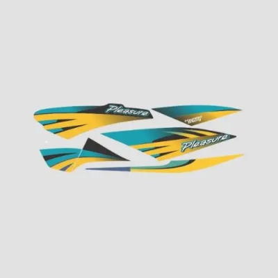Sticker Set Pleasure T6 blk Shield product image