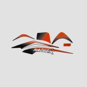 Sticker Set Streak blk Shield red product image