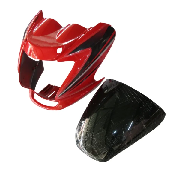 Head Light Visor mask suzuki Hero Passion Pro Sport Red