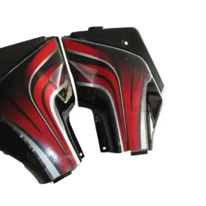 Side Panel cover Hero Passion Pro Digital Black red Bike