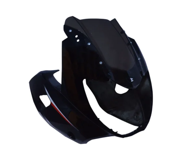 Head Light Visor mask Bajaj Pulsar 220 Ug 2 Black white Stk graphics Version 2015 product image