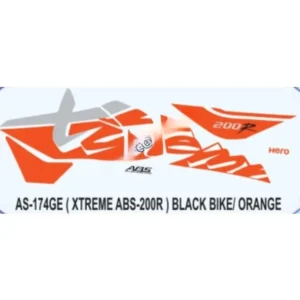graphics-sticker-set-for-hero-xtreme-200r-abs-black-vehicle-orange-400x400 Orange Sticker Set For Hero Xtreme 200r