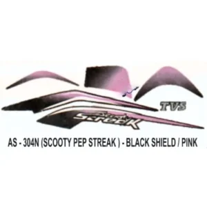 Sticker Set For Tvs Scooty Pep Streak