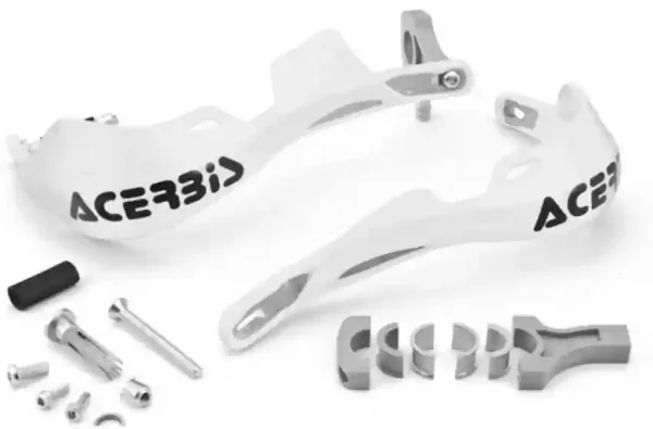 Acerbis Metal Handguard White Aluminum Brace Small