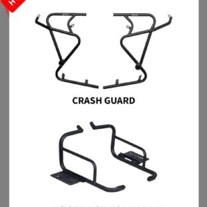 aerox-combo-2-crashguard-foldable-footrest Crash Guard Footrest for Aerox Motorcycle