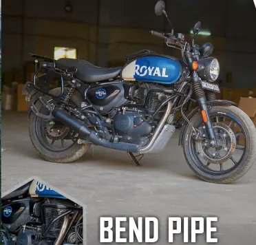 Exhaust Bend Pipe for Hunter 350 SB 500 HT