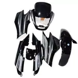 black-full-body-kit-for-hero-super-splendor-ui44 Full Body Kit for Hero Super Splendor UI44