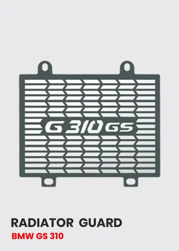 Radiator Guard for BMW G310GS Black