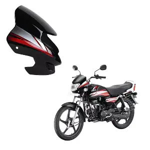 Headlight Visor for Harley Davidson Black Red
