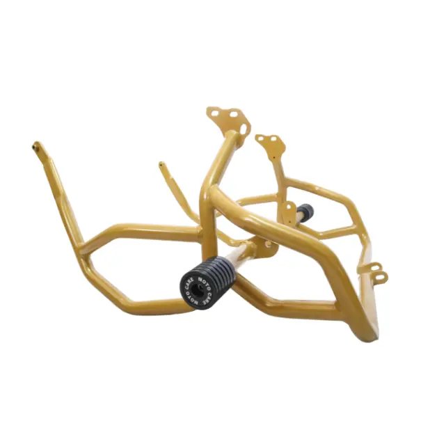 Crash Guard Dual Sliders Gold Himalayan 450