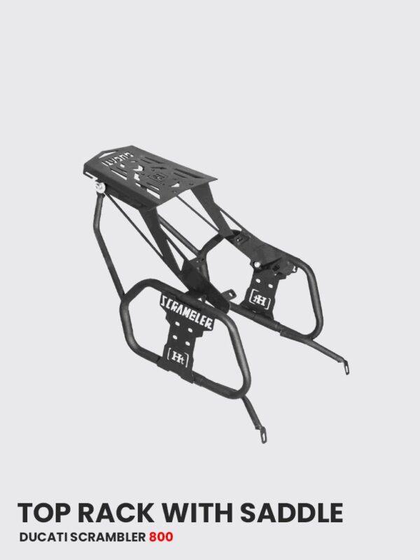 Top Rack Saddle Stay for Ducati Scrambler 800 Black