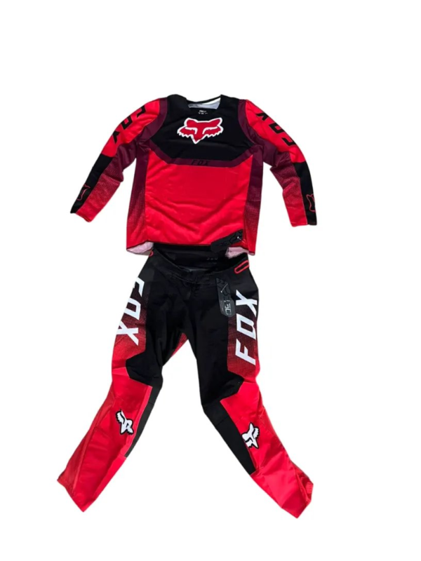fox-racing-youth-180-lux-motocross-jersey-pants-red-black-kit-m-size Youth Motocross Jersey Pants Kit for Dirt Bike M