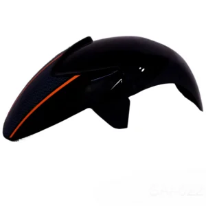 Front Fender Mudguard for TVS Apache RTR 160 Type 2 Black