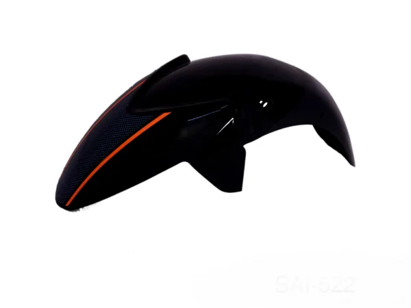 Front Fender Mudguard for TVS Apache RTR 160 Type 2 Black