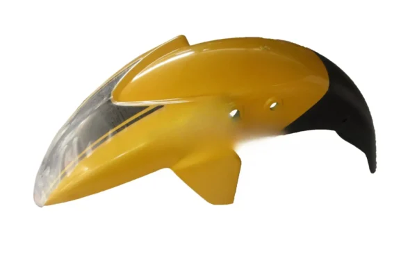 Front Fender Mudguard for TVS Apache RTR Yellow