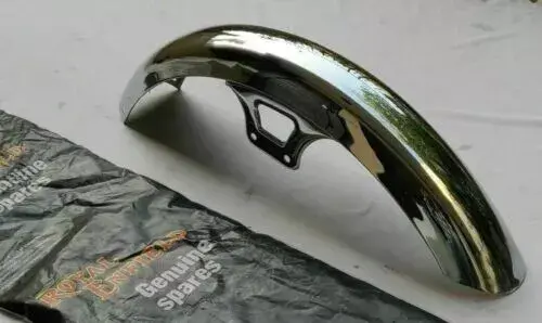 genuine-fit-for-royal-enfield-electra-chrome-front-disc-brake-mudguard-560544 Chrome Disc Brake Mudguard for Royal Enfield Electra