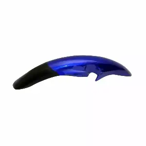 Blue Silver Front Mudguard for Hero Passion Plus