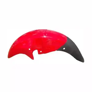 Red Front Mudguard for Hero Passion OM