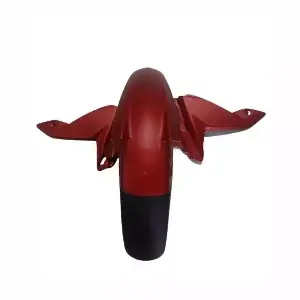 Red Front Mudguard for TVS Apache RTR200 4V