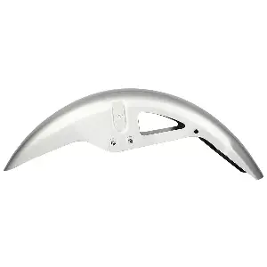 Front Mudguard Silver Blue Hero Splendor Plus