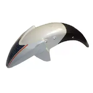 Front Mudguard White for TVS Apache RTR160 Race