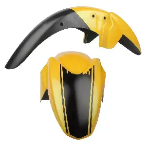 Front Mudguard Yellow for TVS Apache RTR 180