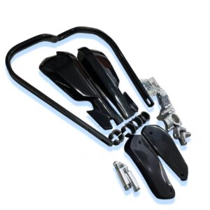 Motorcycle Handguard Black Aluminum Brace Universal