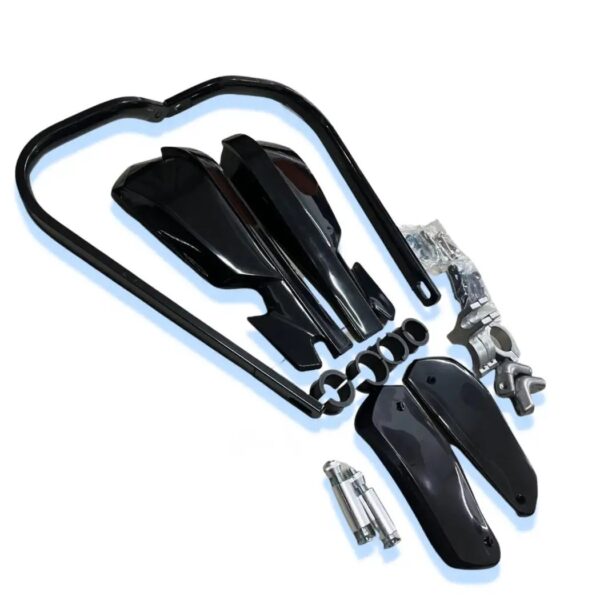 Motorcycle Handguard Black Aluminum Brace Universal