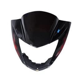 Head Light Mask for Hero Glamour Digital BK Red