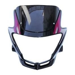 Headlight Mask for Hero Glamour OM BK Red