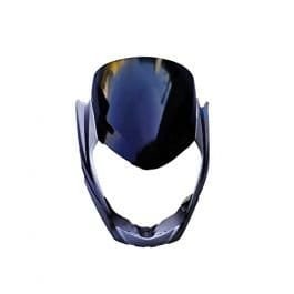 Headlight Mask for Hero Passion X Pro Silver