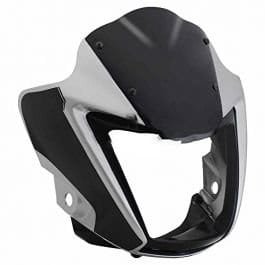Headlight Mask for Hero Splendor iSmart BK Grey