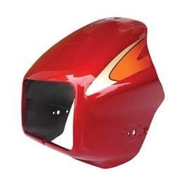Headlight Mask for Hero Splendor Plus New Red