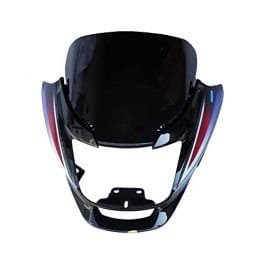 Headlight Mask for Hero Super Splendor 2017 BK Red
