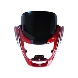 Headlight Mask for Hero Super Splendor Red