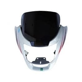 Headlight Mask for Hero Super Splendor Silver