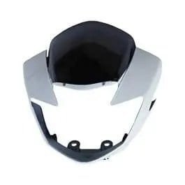 head-light-mask-compatible-compatible-for-tvs-apache-white Headlight Mask for TVS Apache White