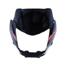 Headlight Mask for TVS Phoenix BK Red