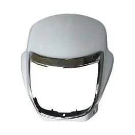 Headlight Mask for TVS Radeon BS6 White