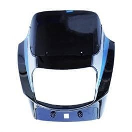 Headlight Mask for TVS Victor GX BK Blue