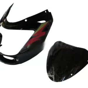 Headlight Visor Mask Bajaj Caliber 115 Black Red