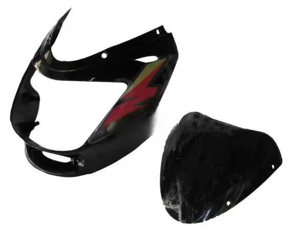 Headlight Visor Mask Bajaj Caliber 115 Black Red