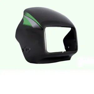 Headlight Visor for Bajaj Caliber 115 Black Red
