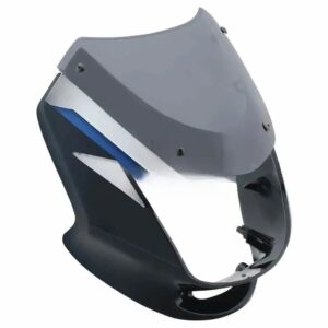 Headlight Visor for Bajaj CT 100 Deluxe Black Blue
