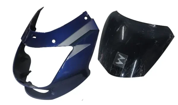 Headlight Visor for Bajaj CT 100 Deluxe Blue