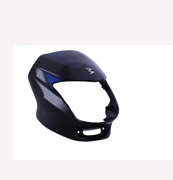Headlight Visor for Bajaj CT100 ES Black Blue