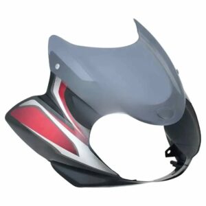 Headlight Visor for Bajaj Discover 100cc Black Red
